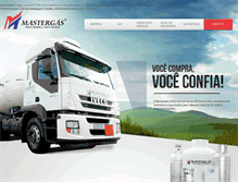 Tablet Screenshot of mastergas.ind.br